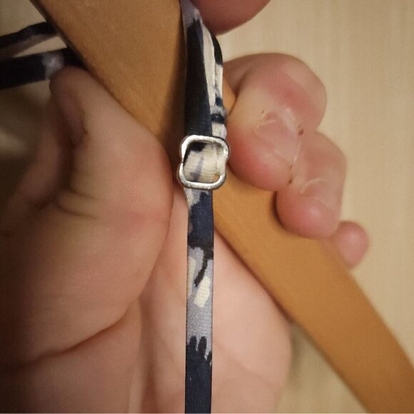 Lavender Brown Womens Silky Blue White Leopard Adjustable Strap Tank Top XS - Picture 4 of 7